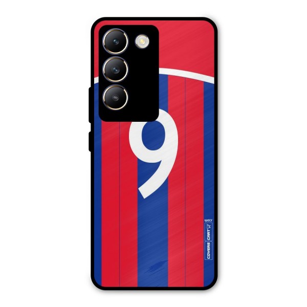 Number 9 Jersey Metal Back Case for Vivo Y200e