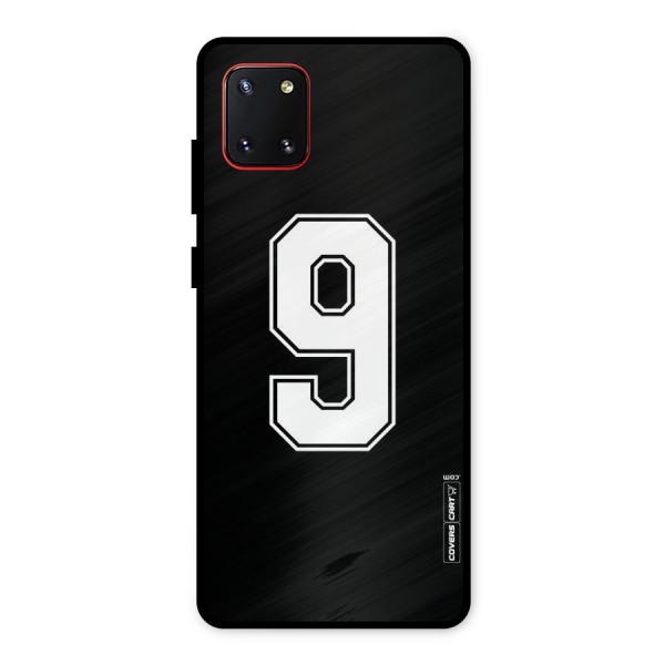 Number 9 Metal Back Case for Galaxy Note 10 Lite