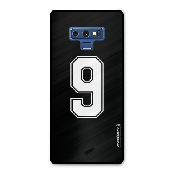 Number 9 Metal Back Case for Galaxy Note 9