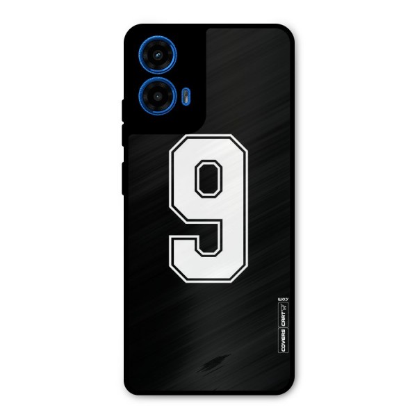 Number 9 Metal Back Case for Moto G45