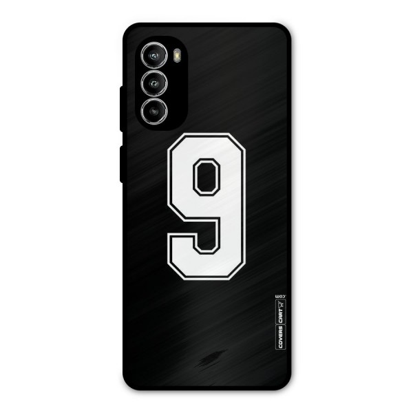 Number 9 Metal Back Case for Moto G82