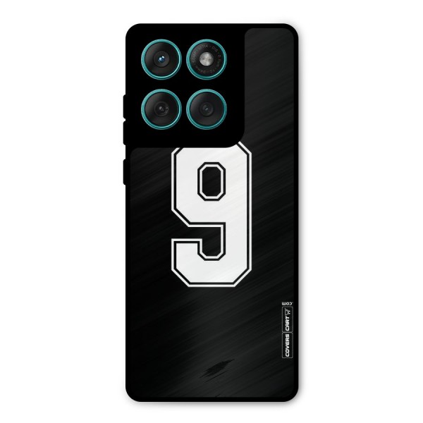 Number 9 Metal Back Case for Motorola Edge 60