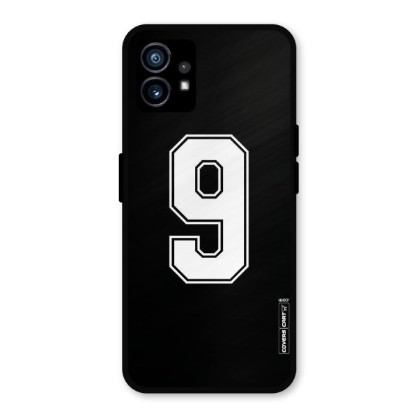 Number 9 Metal Back Case for Nothing Phone 1