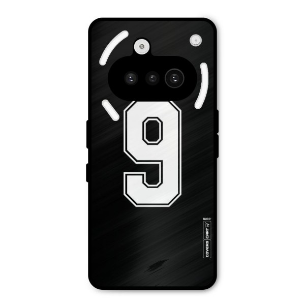 Number 9 Metal Back Case for Nothing Phone 3a