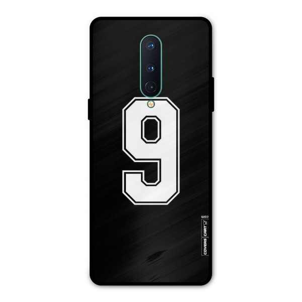 Number 9 Metal Back Case for OnePlus 8