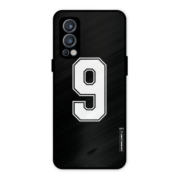 Number 9 Metal Back Case for OnePlus Nord 2 5G
