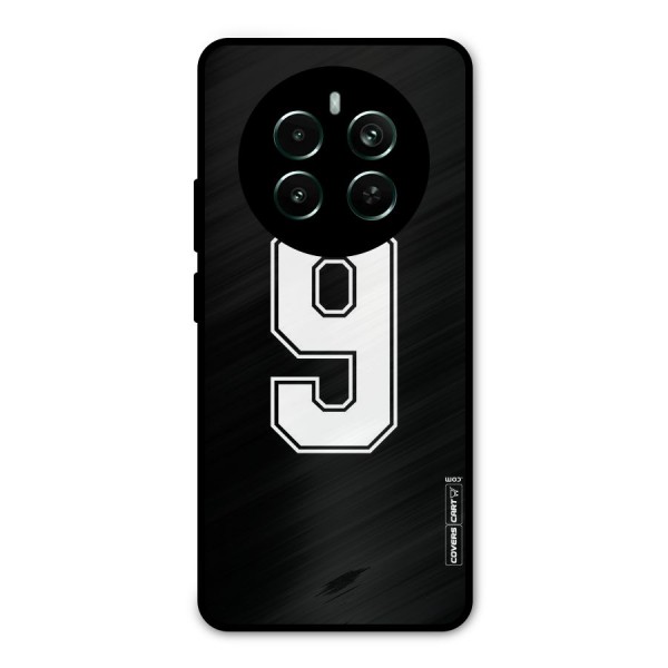 Number 9 Metal Back Case for Realme 12 Pro Plus