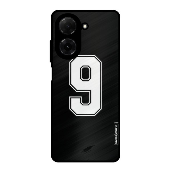 Number 9 Metal Back Case for Redmi A5 4G