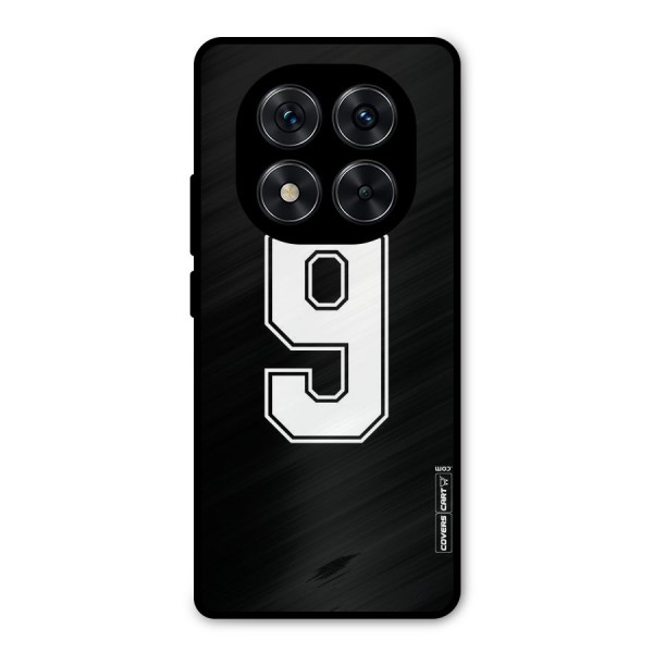 Number 9 Metal Back Case for Redmi Note 14 Pro 5G