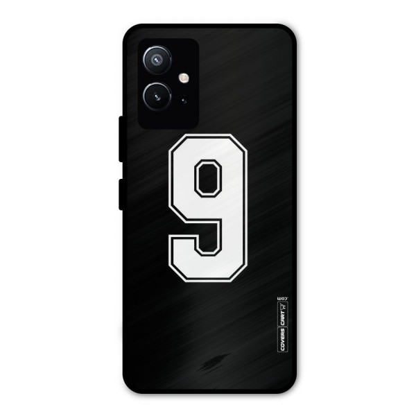 Number 9 Metal Back Case for Vivo T1 5G