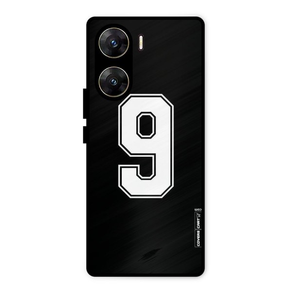 Number 9 Metal Back Case for Vivo V29e