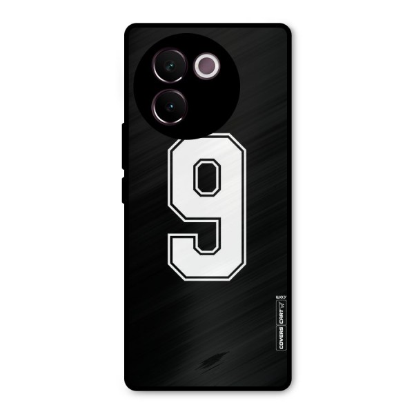 Number 9 Metal Back Case for Vivo V30e