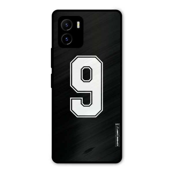 Number 9 Metal Back Case for Vivo Y15s