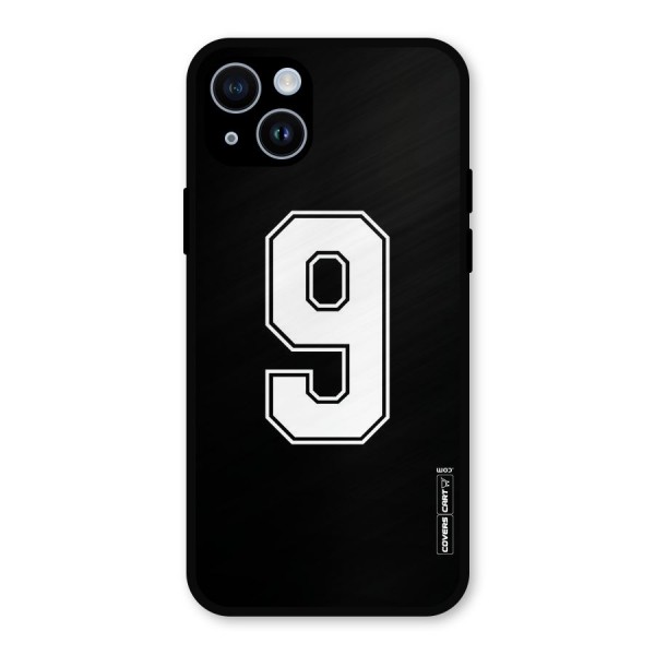 Number 9 Metal Back Case for iPhone 14