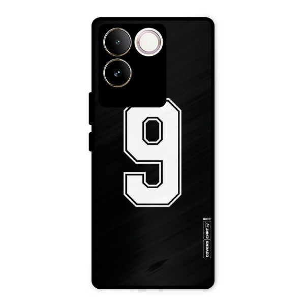 Number 9 Metal Back Case for iQOO Z7 Pro