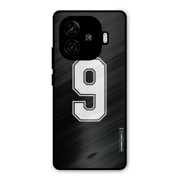 Number 9 Metal Back Case for iQOO Z9 Turbo