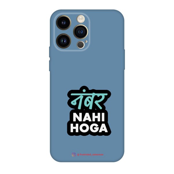 Number Nahi Hoga SteelBlue Original Polycarbonate Back Case for iPhone 14 Pro Max