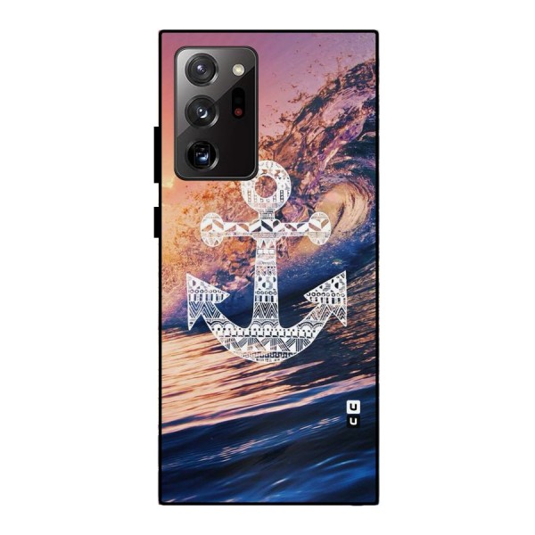 Ocean Anchor Wave Metal Back Case for Galaxy Note 20 Ultra 5G