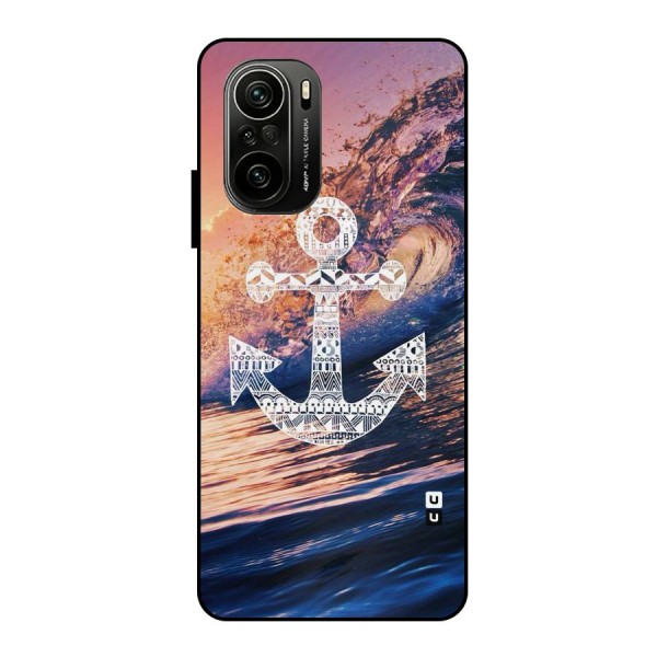 Ocean Anchor Wave Metal Back Case for Mi 11X Pro