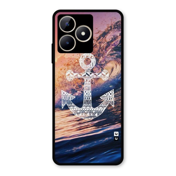 Ocean Anchor Wave Metal Back Case for Realme C53