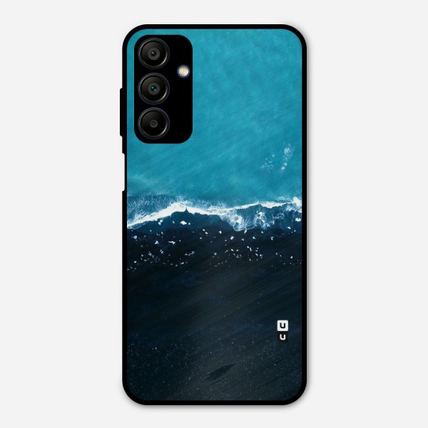 Ocean Blues Metal Back Case for Galaxy A15 5G