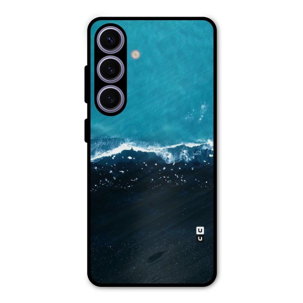 Ocean Blues Metal Back Case for Galaxy S24