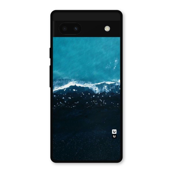 Ocean Blues Metal Back Case for Google Pixel 6a
