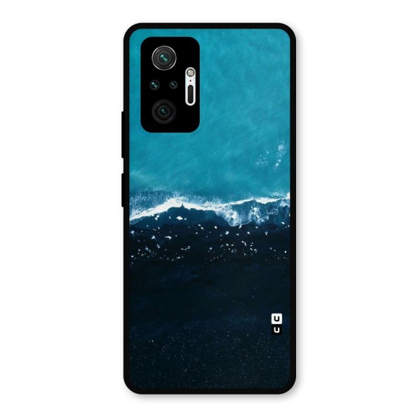 Ocean Blues Metal Back Case for Redmi Note 10 Pro