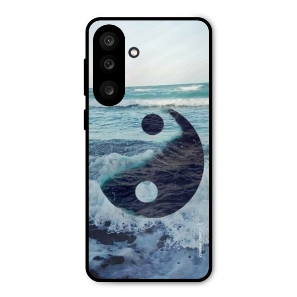Oceanic Peace Design Metal Back Case for Galaxy M56