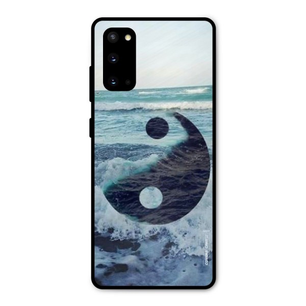 Oceanic Peace Design Metal Back Case for Galaxy S20