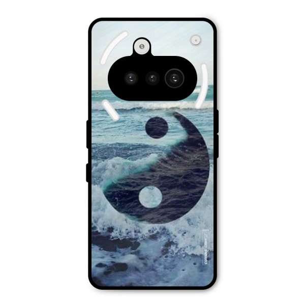 Oceanic Peace Design Metal Back Case for Nothing Phone 3a