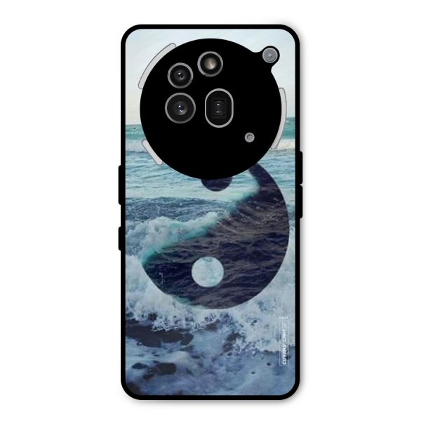 Oceanic Peace Design Metal Back Case for Nothing Phone 3a Pro