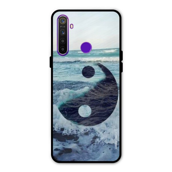 Oceanic Peace Design Metal Back Case for Realme Narzo 10