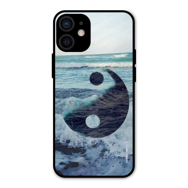 Oceanic Peace Design Metal Back Case for iPhone 12 Mini