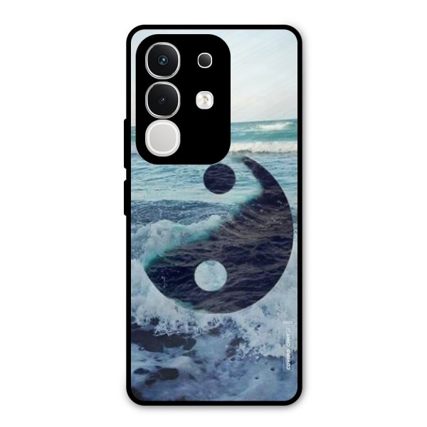 Oceanic Peace Design Metal Back Case for iQOO Z10x