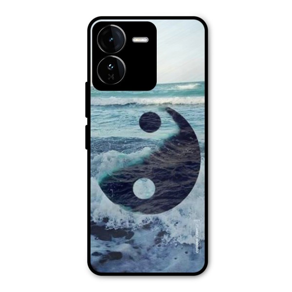 Oceanic Peace Design Metal Back Case for iQOO Z9