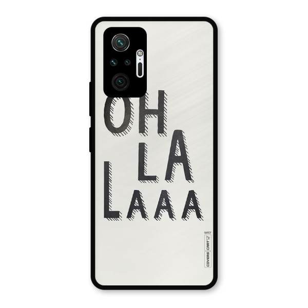 Oh La La Metal Back Case for Redmi Note 10 Pro Max