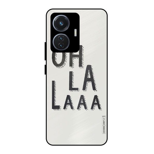 Oh La La Metal Back Case for iQOO Z6 44W