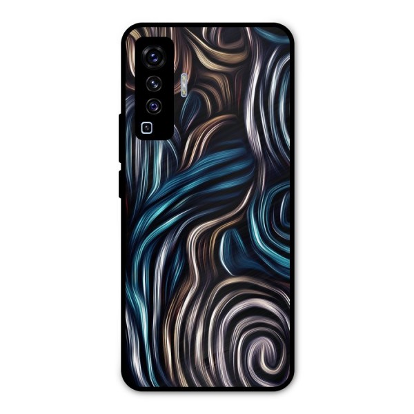 Oil Paint Artwork Metal Back Case for Vivo X50