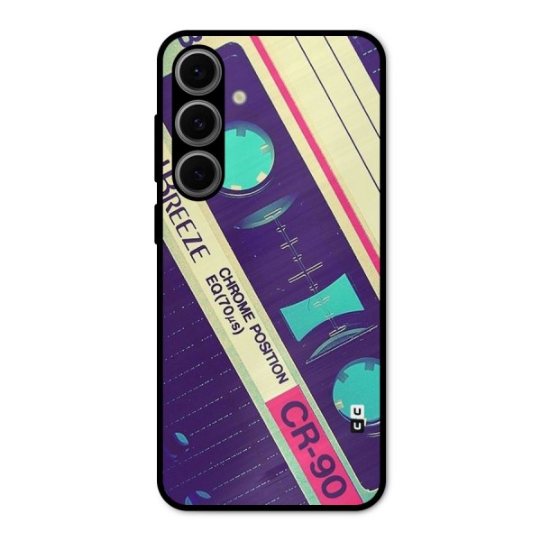 Old Casette Shade Metal Back Case for Galaxy S24 FE