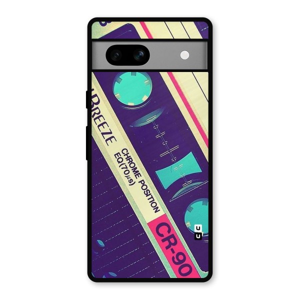 Old Casette Shade Metal Back Case for Google Pixel 7a
