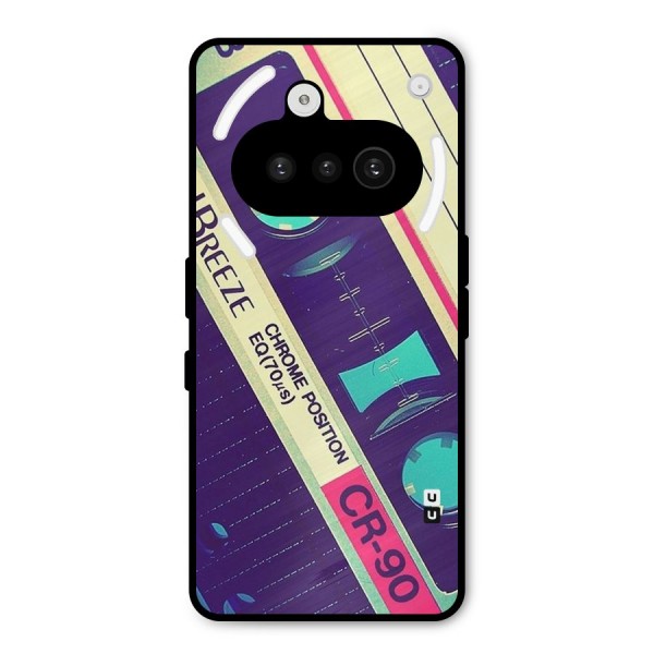 Old Casette Shade Metal Back Case for Nothing Phone 3a