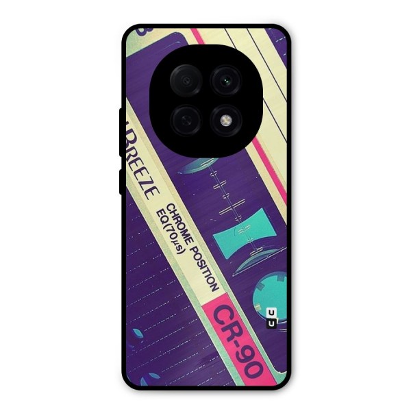 Old Casette Shade Metal Back Case for Oppo F29 Pro