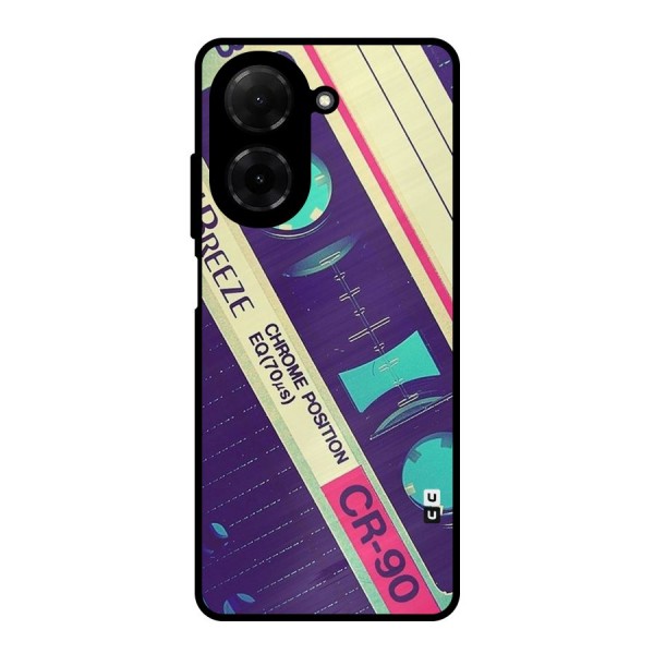 Old Casette Shade Metal Back Case for Redmi A5 4G