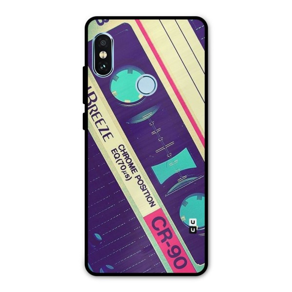 Old Casette Shade Metal Back Case for Redmi Note 5 Pro