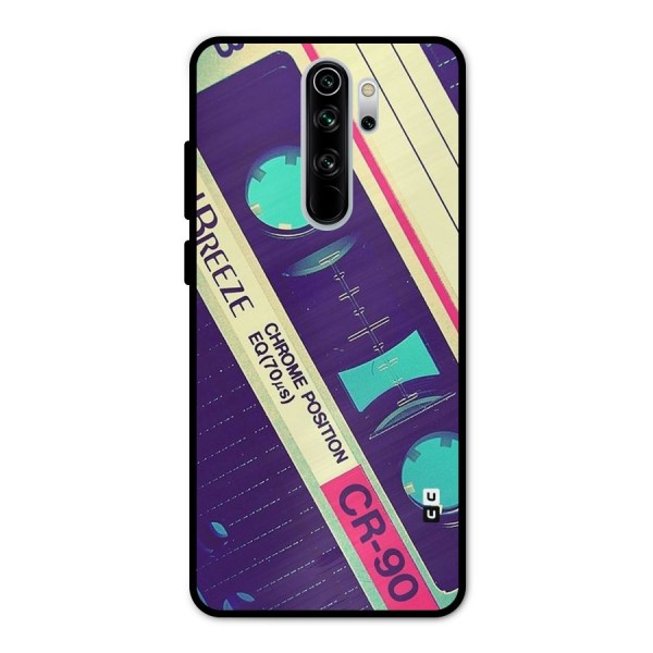 Old Casette Shade Metal Back Case for Redmi Note 8 Pro
