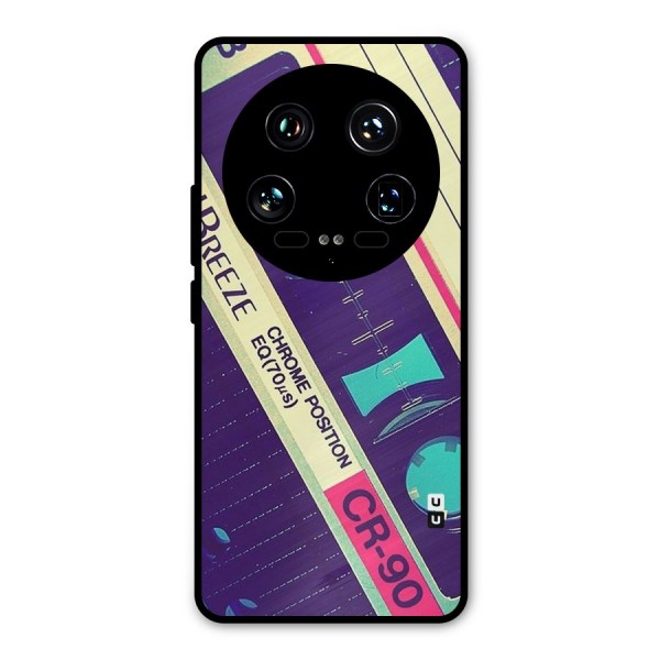 Old Casette Shade Metal Back Case for Xiaomi 14 Ultra