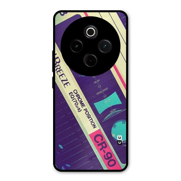 Old Casette Shade Metal Back Case for iQOO Z10