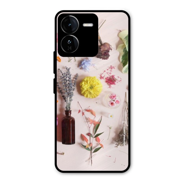 Old Petals Metal Back Case for iQOO Z9