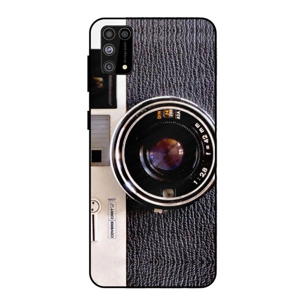 Old School Camera Metal Back Case for Galaxy M31